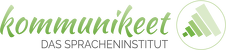 Logo kommunikeet. DAS SPRACHENINSTITUT