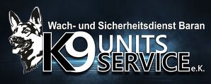 Logo: K9 UNITS SERVICE e.K. Wach- und Sicherheitsdienst