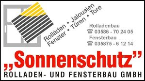Logo: Sonnenschutz Rolladen- und Fensterbau GmbH