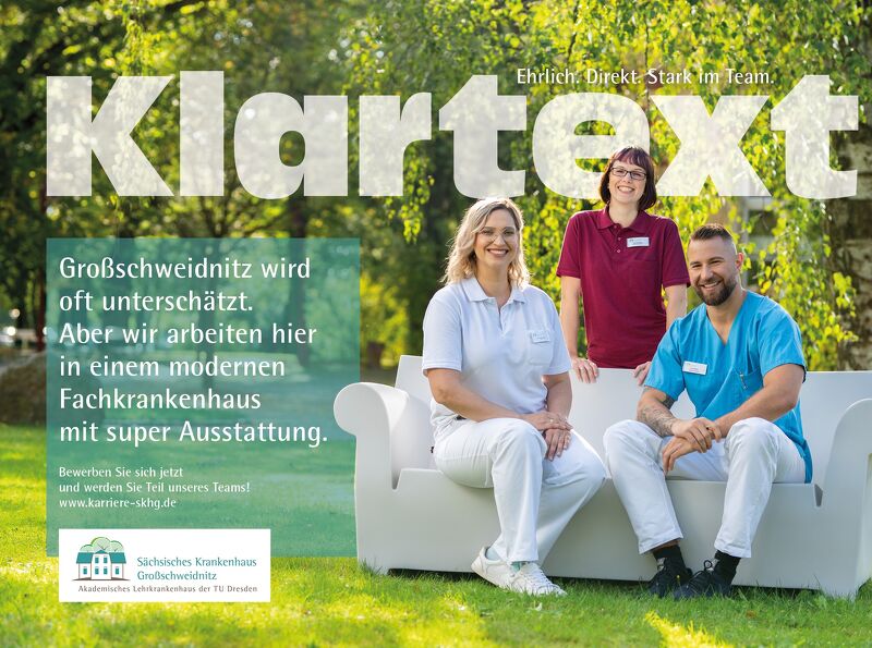 Imagebild: Sächsisches Krankenhaus Großschweidnitz