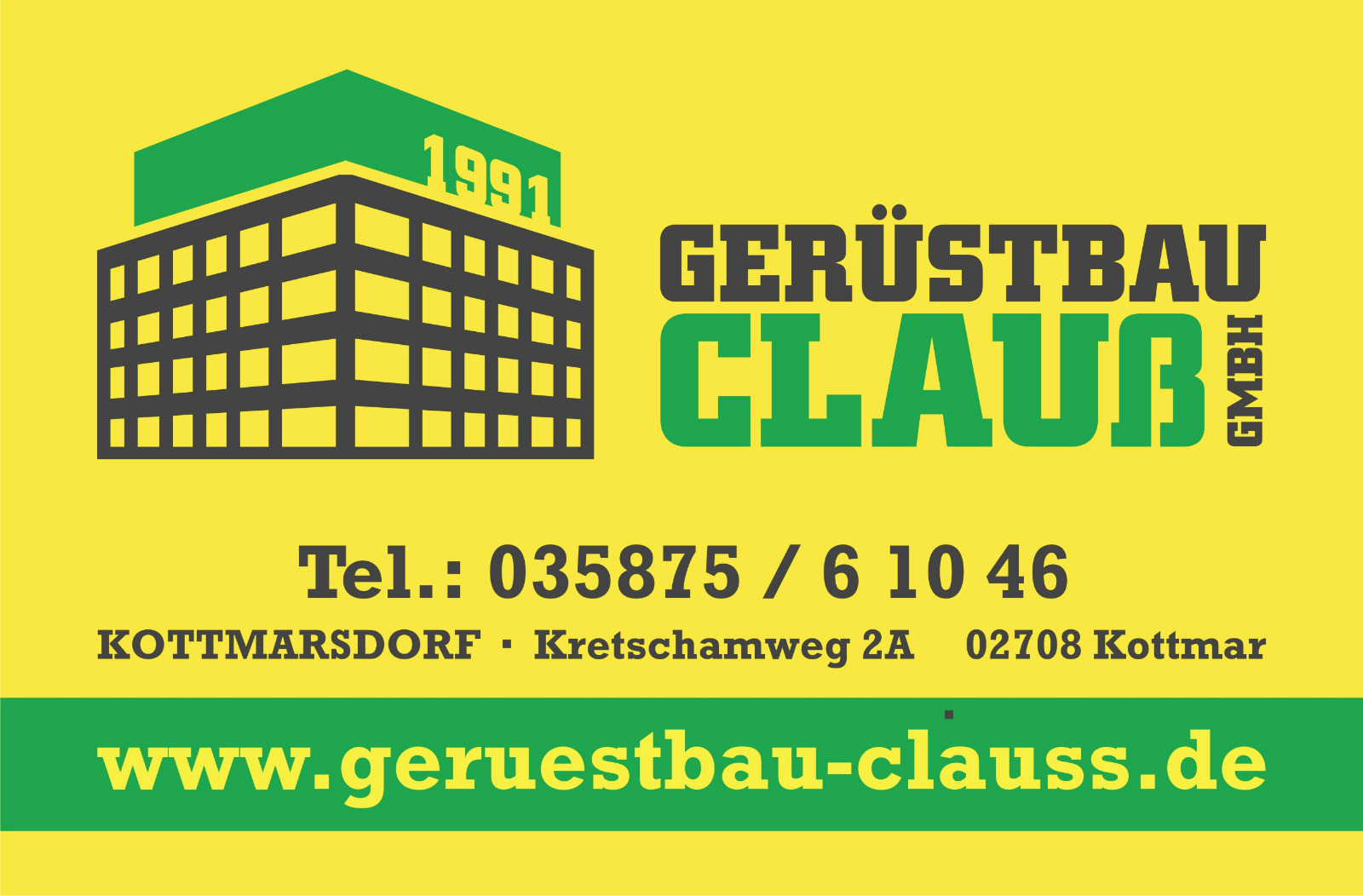 Gerüstbau Clauß GmbH - Jobs Oberlausitz