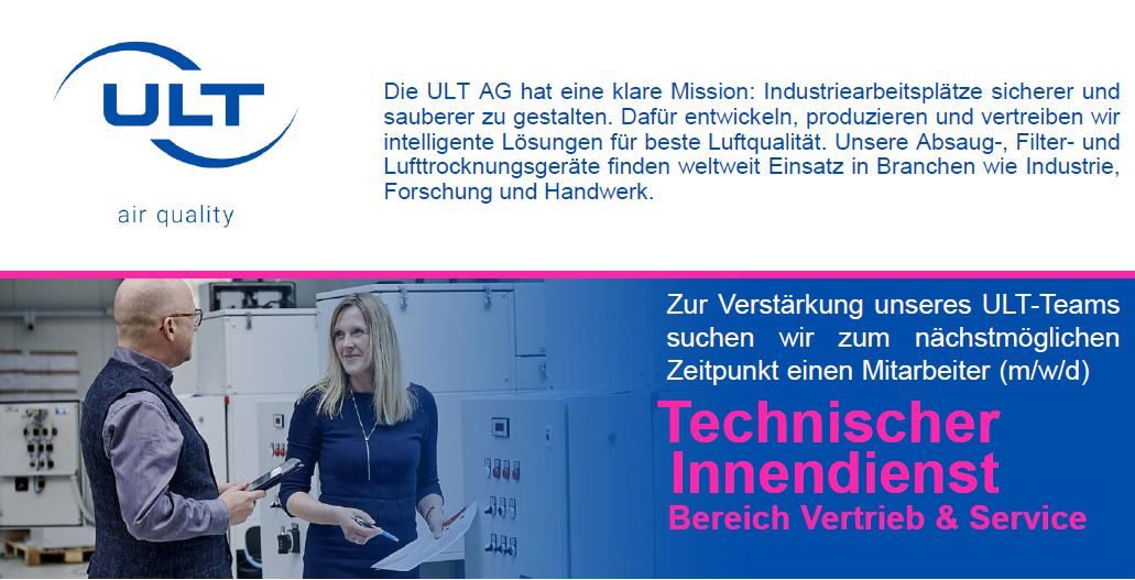 Bild zur Stelle Technischer Innendienst Bereich Vertrieb & Service (m/w/d)
