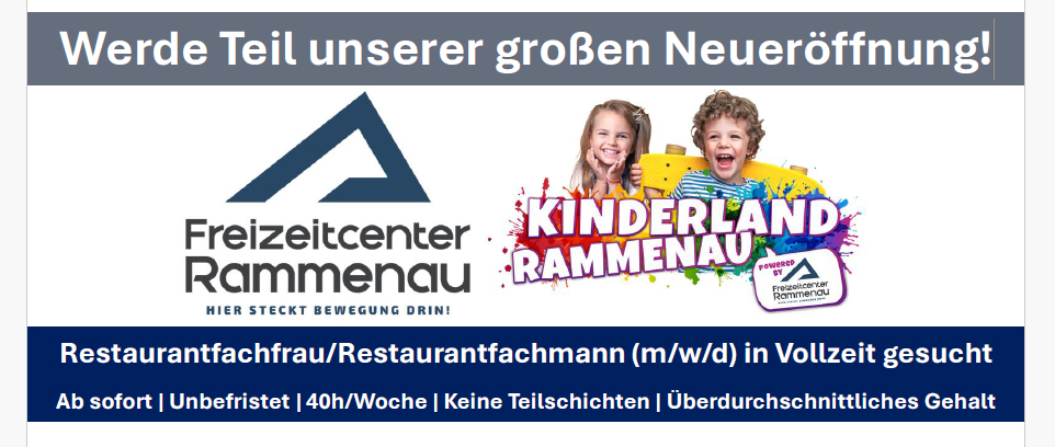 Bild zur Stelle Restaurantfachfrau/Restaurantfachmann (m/w/d)  
