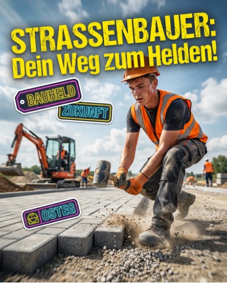 Bild zur Stelle AUSBILDUNG zum Straßenbauer (m/w/d) 2026