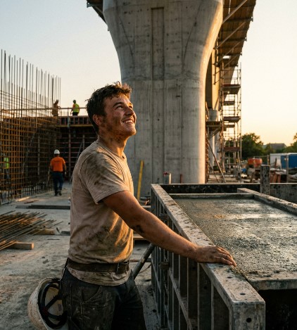 Bild zur Stelle AUSBILDUNG zum Beton- und Stahlbetonbauer (m/w/d) 2026