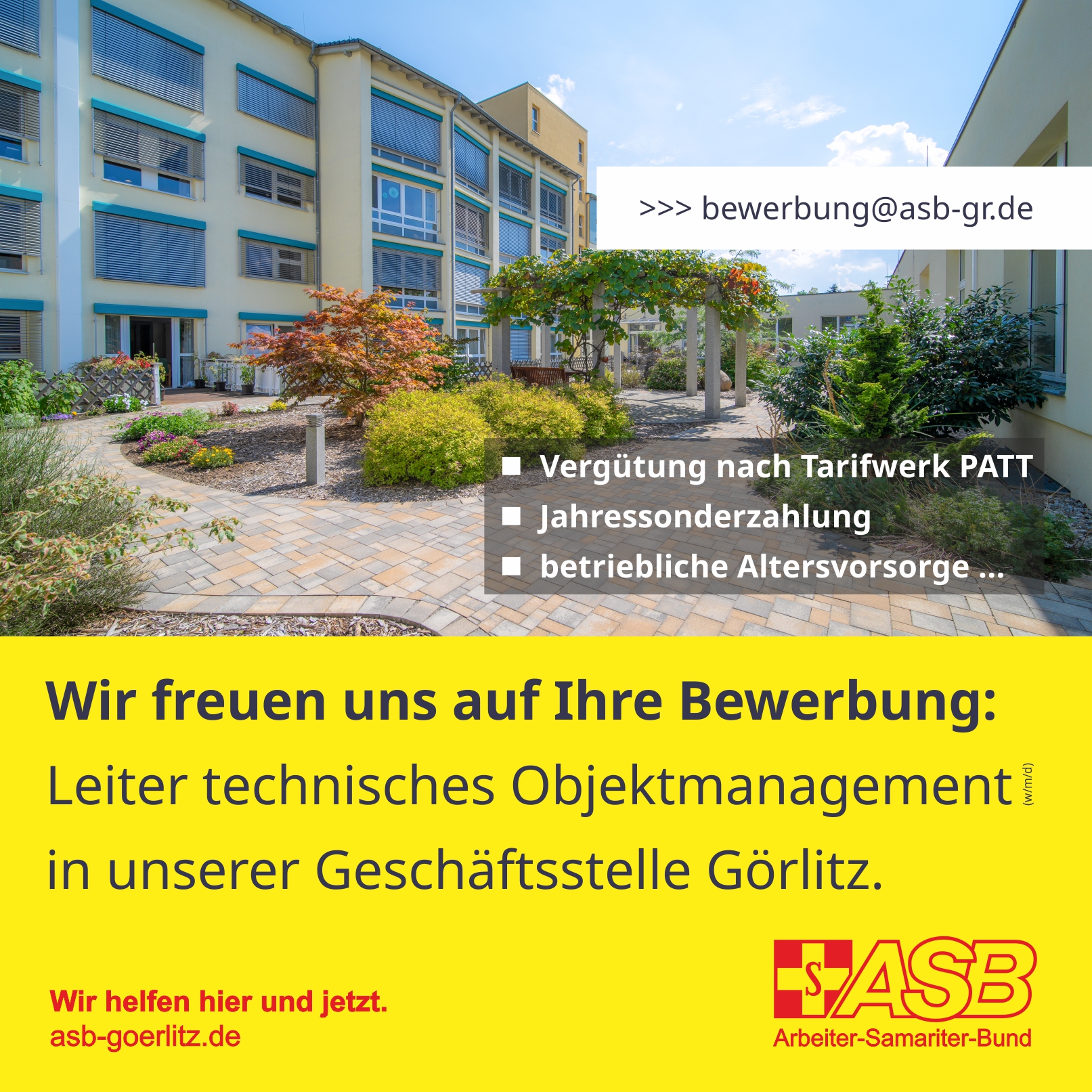 Bild zur Stelle Leiter technisches Objektmanagement (w/m/d)
