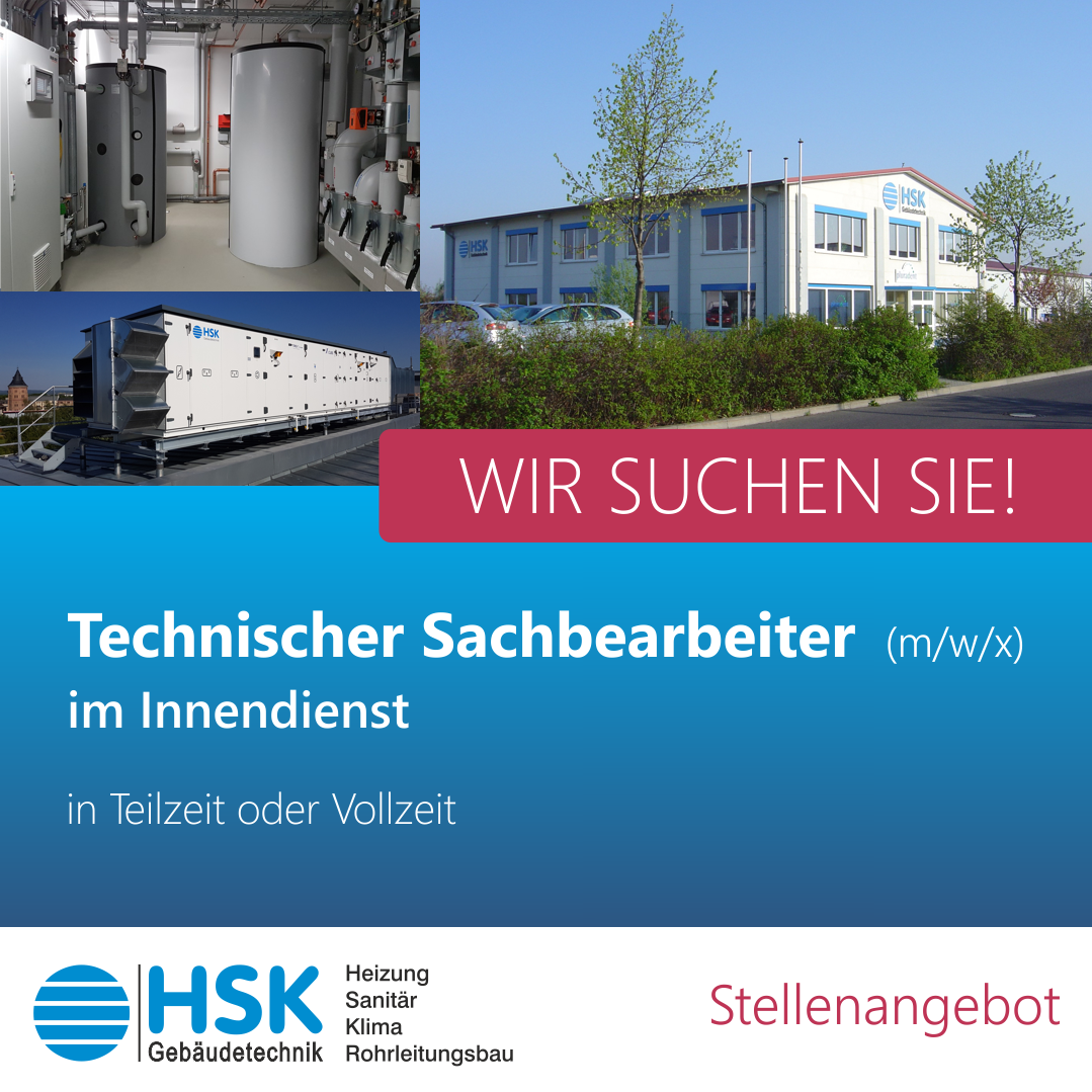 Bild zur Stelle Technischer Sachbearbeiter (m/w/d) im Innendienst – in Teilzeit oder Vollzeit