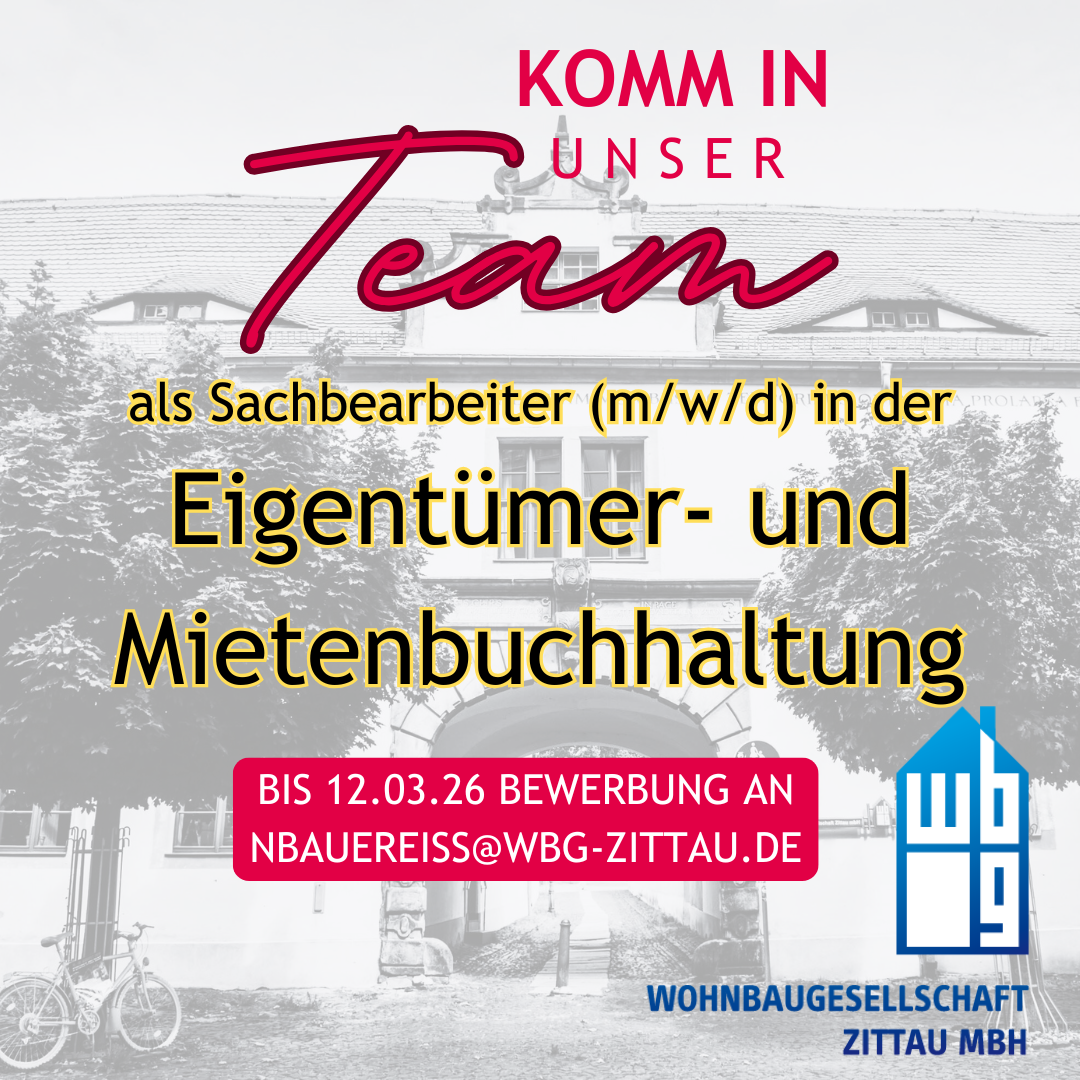 Bild zur Stelle Sachbearbeiter Eigentümer- und Mietenbuchhaltung (m/w/d)