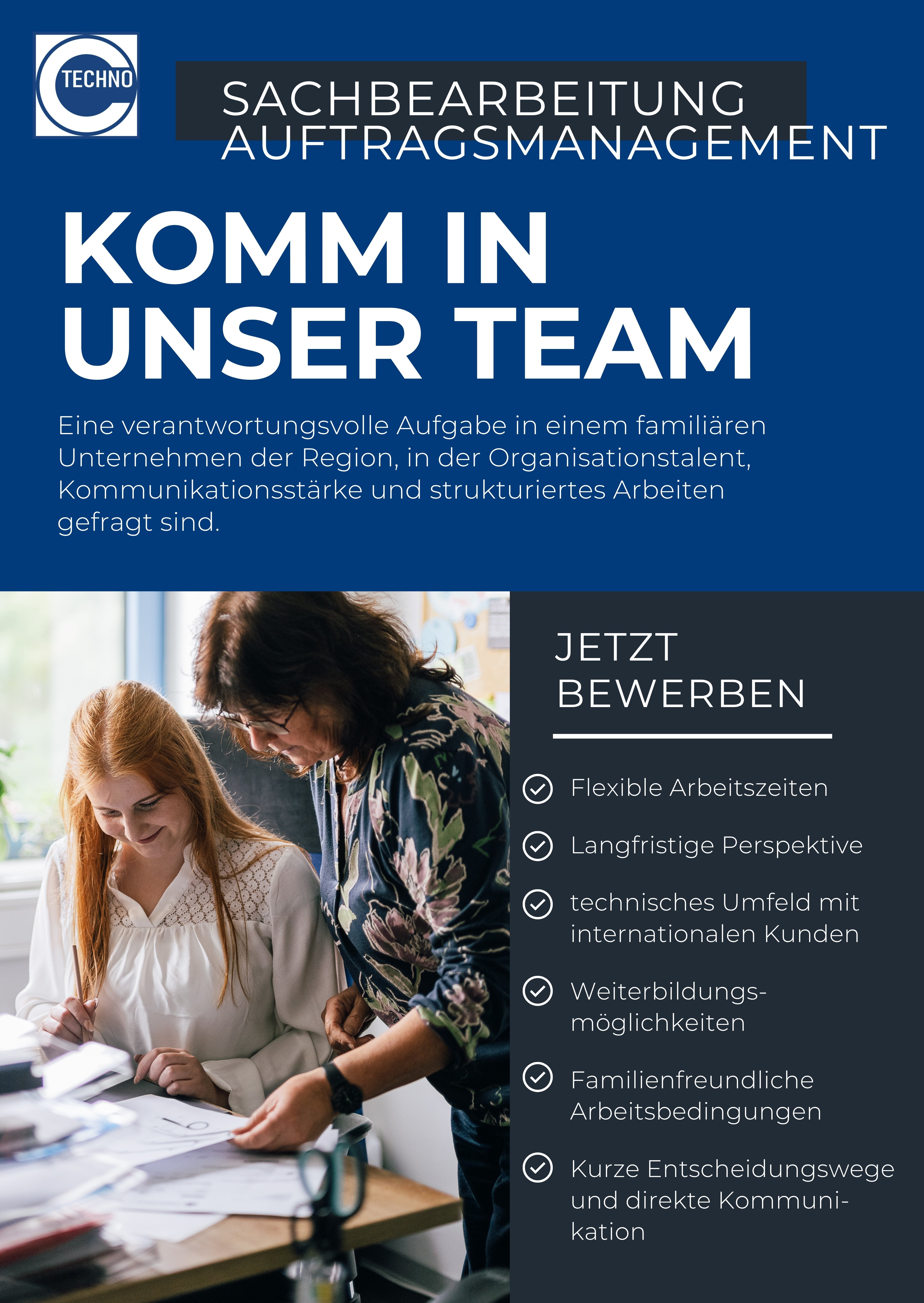 Bild zur Stelle Sachbearbeitung Auftragsmanagement (m/w/d) 
