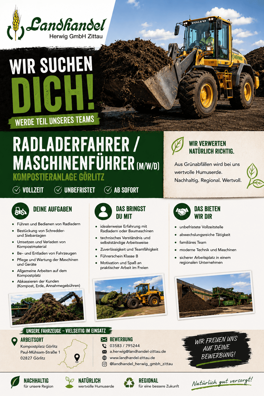 Bild zur Stelle Radladerfahrer / Maschinenführer (m/w/d)