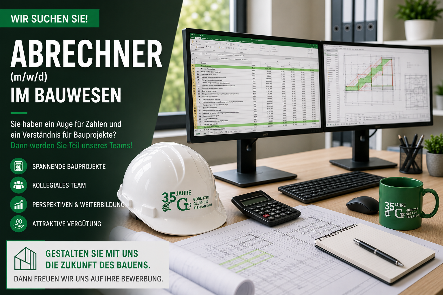 Bild zur Stelle Abrechner (w/m/d)  Bauwesen