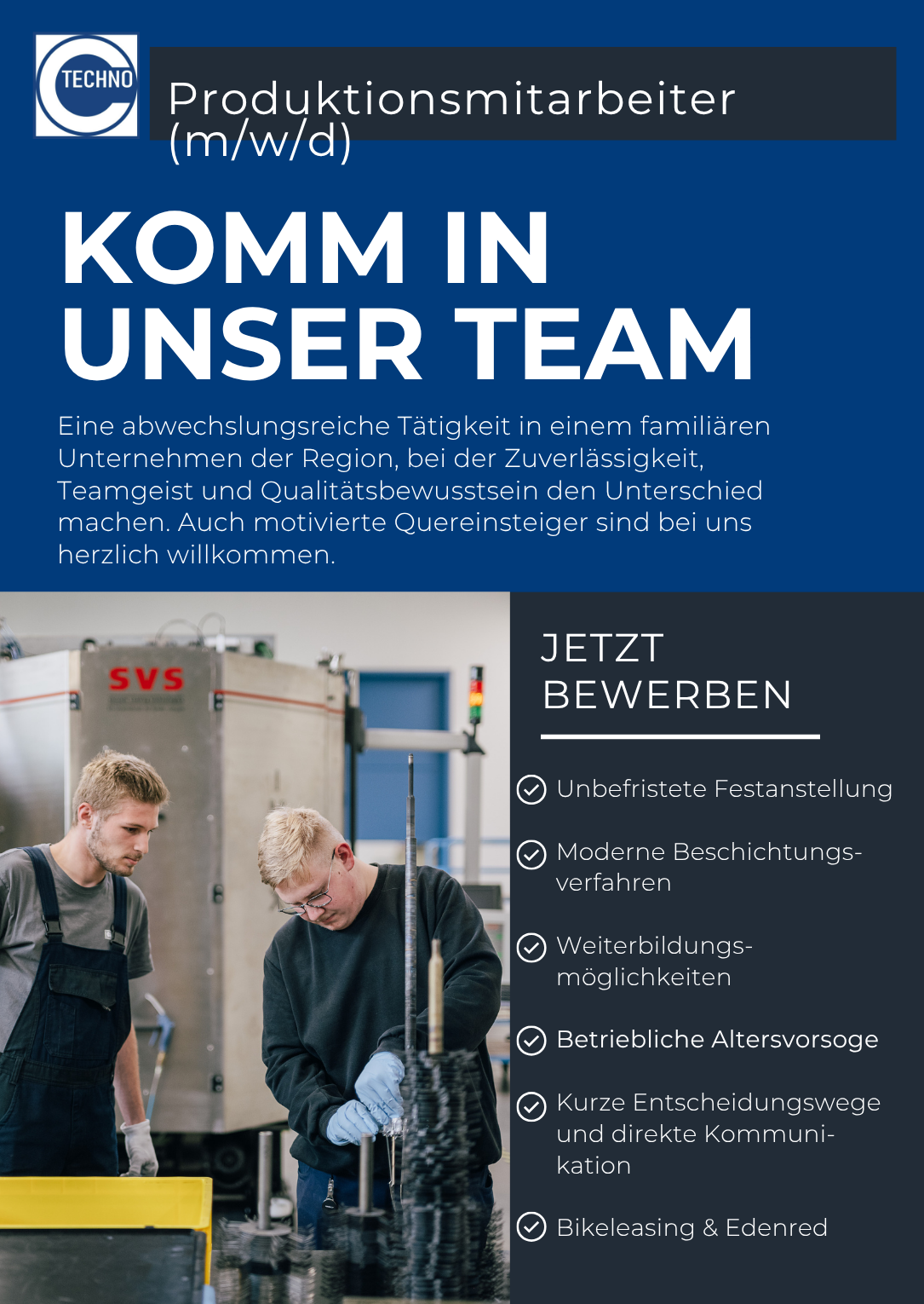 Bild zur Stelle Produktionsmitarbeiter (m/w/d)
