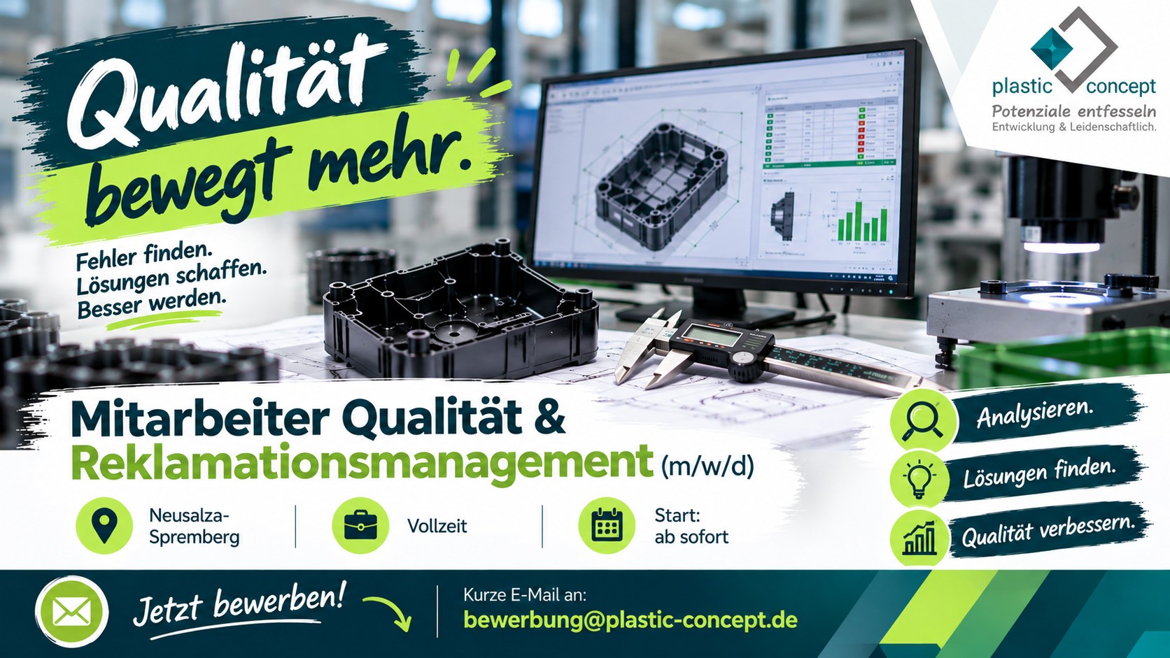 Bild zur Stelle Mitarbeiter Qualitäts-/Reklamationsmanagement  (m/w/d)